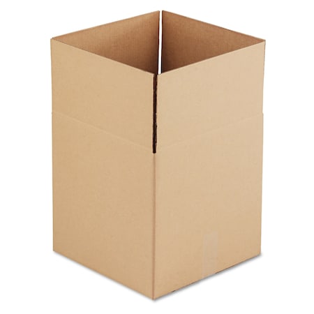 UNIVERSAL Cubed FixedDepth Corrugated Shipping Boxes, RSC, 14 x 14 x 14, Brown Kraft, 25PK UFS141414